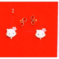 Subang Budak Hello Kitty Emas Bangkok Copy Ori Emas 916