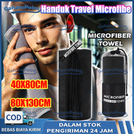 Handuk Traveling Camping Hiking Bersepeda Handuk Outdoor Handuk Renang Microfiber Ultra Compact/Hand