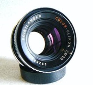 【悠悠山河】收藏級 紅字 福倫達 平玉 Voigtlander Color Ultron 50mm F1.8 QBM