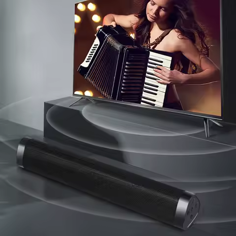 Speaker Wireless Subwoofer Soundbar Surround Stereo Computer Speaker for Home Black Stereo Speaker S