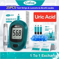 Uric Acid Test Meter Cofoe Gout Tester Kit Cofoe Uric Acid Test Kit Artritis Refill