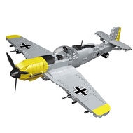 471pcs 1:48 Army GE BF-109 Fighter Building Blocks ww2 Military Airplane Bricks Toys For Children