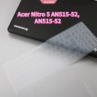 For Acer Nitro 5 AN515-52, AN515-52 Dust Waterproof Keyboard Cover Universal Soft Silicone Protector Laptop Notebook