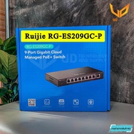 Ruijie รุ่น RG-ES209GC-P 9 Port Gigabit PoE Switch ของแท้ รับประกัน 3 ปี