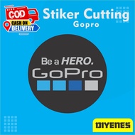 Stiker Gopro, Sticker Gopro, Sticker Cutting Gopro