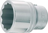 HAZET 1000AZ-1.13/16 73 mm 12-Point Profile Socket - Chrome-Plated/Polished