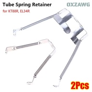 PINCHMY 2Pcs Vacuum Tube Retainer Holder, Vintage Style Steel Audio Amplifier Spring Holder, Spring 