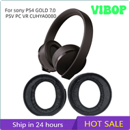 VIBOP CUHYA-0080 Earpads for Sony PlayStation Gold Wireless Headset Gamer 2018 Headphone PS4 Replacement Earpad Ear Pad Cushion Cups ABEPV