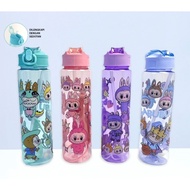 Labubu Transparent Drinking Bottle - Capybara 800ML - 800ML Transparent Drinking Bottle
