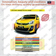 COLOUR WINDSCREEN LINING STICKER