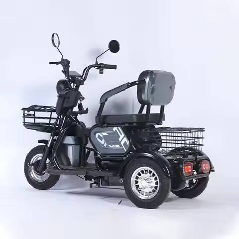 600W Three-wheeled Electric Vehicles Adult Elderly Scooters Adult Electric Tricycle Range 35km 3 Whe