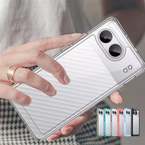 For Oneplus Nord 4 Case Cover Oneplus Nord 4 Capas Shockproof Transparent Bumper Back Colour Frame C