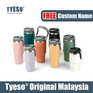 TYESO Tumbler Dengan Pemegang dan Straw Stainless Steel (600ml/750nl/900ml/1050ml/1200ml) TS-8826/27