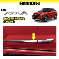 Perodua Ativa Body Side Moulding Trim Lining Accessories Protector Chrome aksesori Gear Up Bodykit B