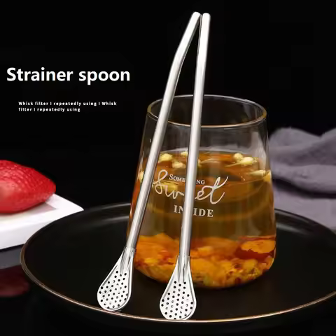 Yerba Mate Bulb Washable Drinking Straw Filter Handmade Yerba Mate Stainless Steel Tea Bombilla Gour
