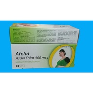 Afolat FOLATE ACID 400 MCG TABLETS PER BOX