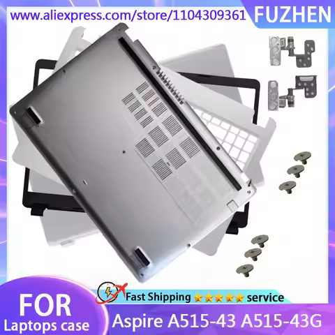 New Cover For Aspire 5 A515-43 A515-43G LCD Screen Back Cover Front Bezel Palmrest Bottom Case Hinge