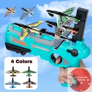 Airplane Launcher Aeroplane Gun Outdoor Toy For Kids Aeroplane Shooting Gun