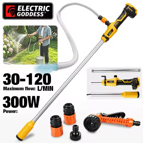 Brushless Stick Water Transfer Pump Compatible 720GPH High Flow Portable Utility Submersible Sump Pu