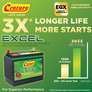 CENTURY EXCEL | LONGER LIFE MORE STARTS | Ns40ZL 50B20L | NS60 60B24 | NS70 95D26 | M42 EFB | MYVI AXIA ALZA ERTIGA