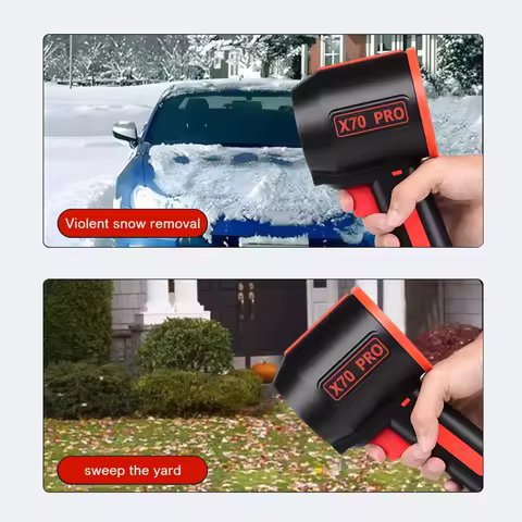 X70 1500W Turbo Blowers Jet Fan 70MM Brushless Motor 2800gThrust Powerful Air Blower Car Snow