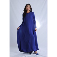 EZE FASHION 6723 JUBAH DRESS KOREAN FUSAN PLAIN