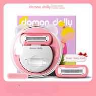 Domon Dolly razor for both men and women, arm hair removal razor, 5-blade bikini with gel safe for s