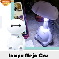 SH8 Study Lamp Reading/ Baymax Cartoon Character LED Table/ Rechargeable Baymax Cartoon LED Study La