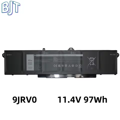 9Cell New 11.4V 97Wh 8071mAh 9JRV0 Laptop Battery For Dell Precision 15 3561 3571 Latitude 15 5521 5