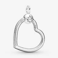 925 Sterling Silver Moments Heart O Pendant Fit Dangle Charm DIY Necklace Jewelry For Women