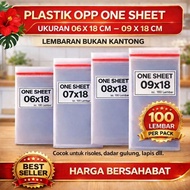 OPP Plastic One Sheet Risol Cake/ Market Snack/ – Size 6x18 7x18 8x18 9x18 – Contents 100 Sheets opp
