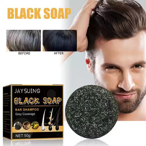 Jaysuing Hair Soap For Scalp Cleansing,Repair Damaged Hair Improve Hair Toughness and Promote Hair G