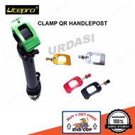Pengunci Kunci Qr Clamp Handlepost Stang Sepeda Lipat Klem Quick Release Handle Post Setang Alloy CN
