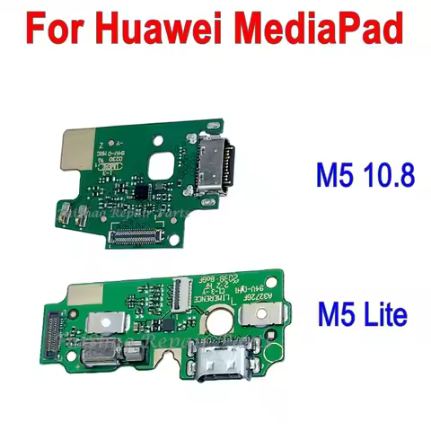 New USB Charging Port Connector Charge Dock Board Flex Cable For Huawei MediaPad M5 Lite 10.8