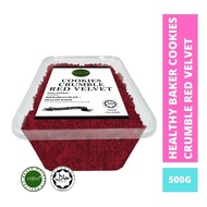 Cookies Crumble Red Velvet 500gm / Crumb Red Velvet / Biscuit Crumb Red Velvet