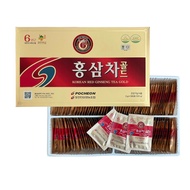 Pocheon 300g(10.6oz), Korean 6Years Panax Red Ginseng Root Extract Tea Gold, 100 Tea Bags, 15% Ginse