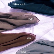 Bella Square Square Hijab POLOS Part 3 Bella Square Hijab/ Square Hijab/