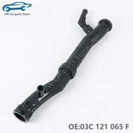 03C121065F Engine Cooling System Water Coolant Flange Pipe Fits For VW Golf MK6 Tiguan Touran Passat