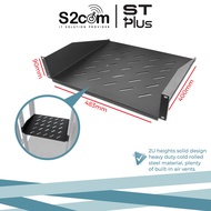 1U 2U 19-Inch Cantilever Server Equipment Rack Tray For Wall Mount & Standing Floor Rack