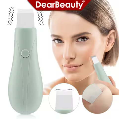 Electric Skin Scrubber Deep Vibrate Facial Cleaner Shovel Face Scrubber Peeling Black Head Remover F