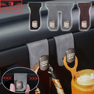 Audi Car Copilot Glove Box Metal Hook Suede Leather Interior Hanger For A3 8l A1 Q5 TT mk2 A5 A4 B7 