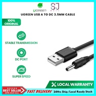 UGREEN USB A to DC 3.5mm Cable 5V 1A 5V 2A Maximum Charger Adapter Wire Strong Power Supply for Hub 