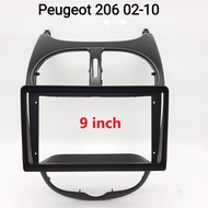 FRAME HEADUNIT ANDROID 7 INCH / 9 INCH / 10 INCH PEUGEOT 206 2002 - 2010
