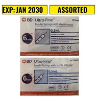 BD Ultra-Fine 31G x 6mm Syringes 0.3ml & 0.5ml Painless
