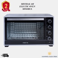 Mistral 60L Electric Oven M060RCL (Sirim) (2 YEARS WARRANTY) (Bubble Wrap) (STOCK CLEARENCE)