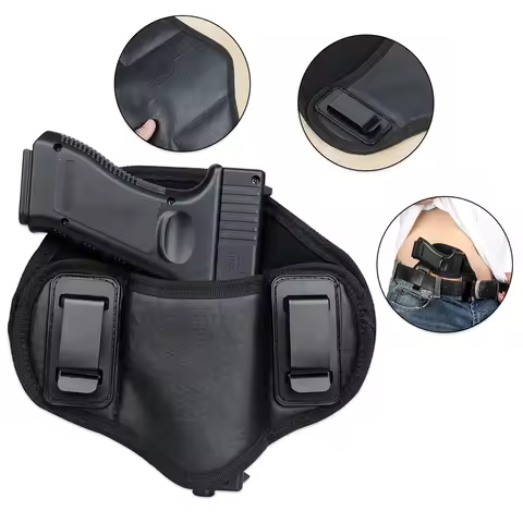 Tactical PU Leather IWB Gun Holster Concealed Handgun Pouch For Pistol G 17 19 23 43 S g Saue Berett