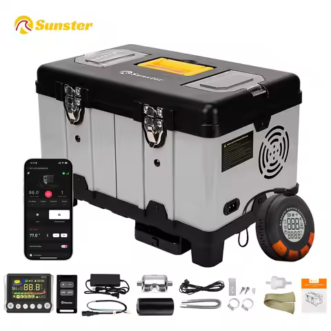 TB10pro 8KW Diesel Air Heater 12V/24V/220V With CO Alarm/Bluetooth app/Adaptive Plateau Car Parking 