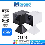 *READY STOCK* EZVIZ CB2 4G 3MP Two Way Talk Motion Detection 4G LTE Battery Powered Smart Home Secur