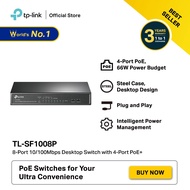 TP-Link TL-SF1008P - 8-Port 10/100Mbps Desktop Switch with 4-Port PoE