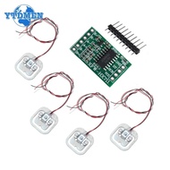 HX711 Weight Sensor Kit 200kg Load Cell Pressure Sensor Module + 4PCS 50kg Human Scale Weight Sensor